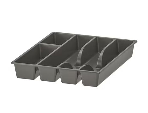IKEA SMACKER Cutlery Tray, 31x26cm- Grey