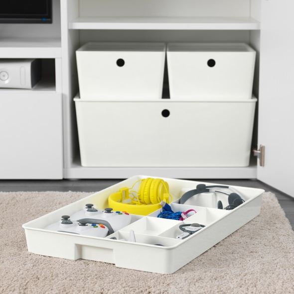 IKEA KUGGIS Insert with 8 Compartments, White