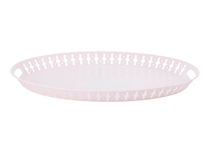 IKEA ROMANTISK Tray, Light Pink, 52x39 cm
