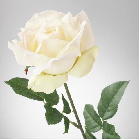IKEA SMYCKA Artificial Flower, Rose - White 75 cm