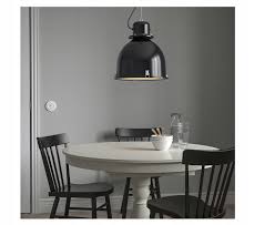 IKEA SVARTNORA Pendant lamp, black, 38 cm FREE SHIPPING