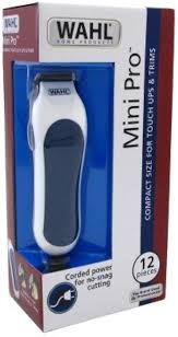 Wahl Mini Pro Touch-Up Corded Trimmer Kit 12pc, Blue FREE SHIPPING