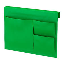 IKEA STICKAT Bed pocket, Green 39x30 cm FREE SHIPPING