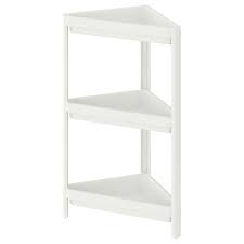 IKEA VESKEN Corner shelf unit, white, 33x33x71 cm FREE SHIPPING