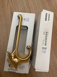 IKEA KÄMPIG Hook, brass-color FREE SHIPPING