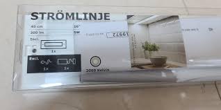 IKEA STRÖMLINJE LED Countertop Light White FREE SHIPPING