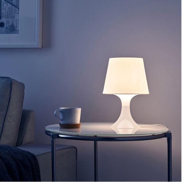 IKEA LAMPAN Table Lamp, - White 29 cm