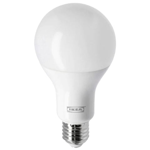 IKEA LEDARE LED bulb E27 1055 lumen, warm dimming/globe 2700 K- Opal White