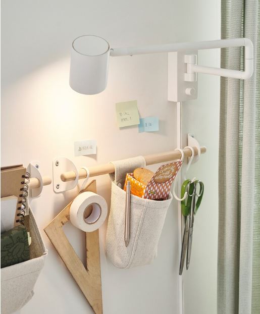 IKEA NEREBY Rail, Hang Daily Useable Things Close Worktop Use as Organiser birch 60 cm