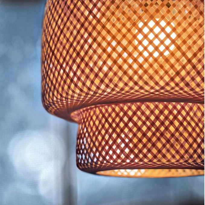 IKEA SINNERLIG Pendant Lamp, Bamboo