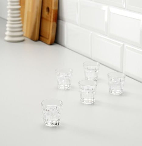 IKEA POKAL Snaps Glass, Clear Glass, 5 cl