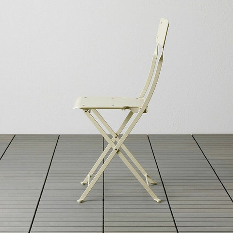 IKEA SALTHOLMEN Chair, Outdoor, Durable and hard-Wearing Foldable Beige