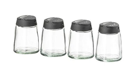 IKEA 365+ IHARDIG Spice jar, Premium Quality For Spice Storage And Daily Kitchen Use, Glass,Black, 15 cl