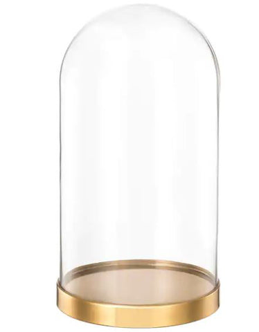 IKEA BEGAVNING Glass dome with base, For Home Decoration, Dome and Table Decoration, 26 cm