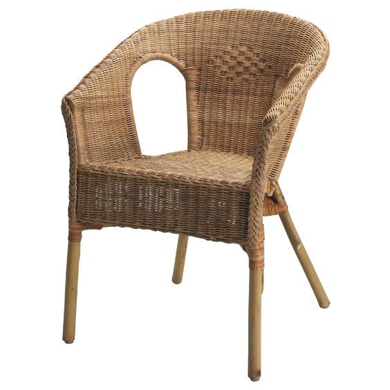 IKEA AGEN Chair, Rattan, Bamboo