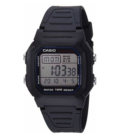 Casio Men’s W800H-1AV Classic Sport Watch with Black Band