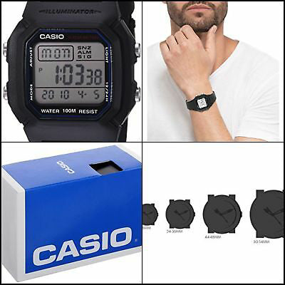 Casio Men’s W800H-1AV Classic Sport Watch with Black Band