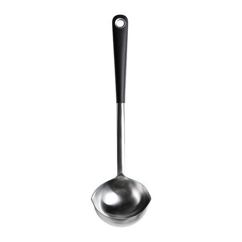IKEA 365+ HJALTE Soup Ladle, Soup Serving Ladle, Stainless Steel, Black