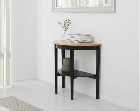 IKEA ARKELSTORP Window table, 80x40x75 cm- Black