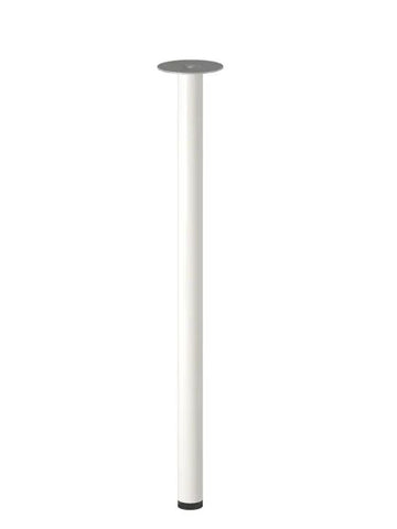 IKEA ADILS Leg, Simple , Unique Design Round Legs For Table ,White