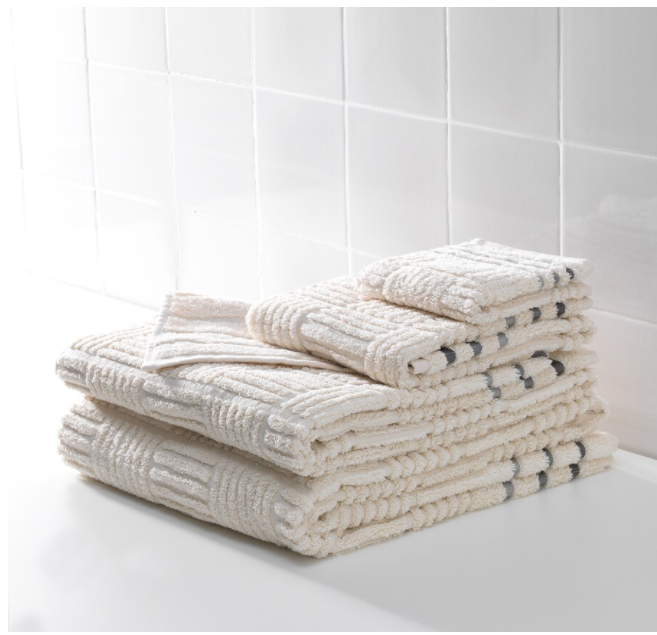 IKEA AGGAN Washcloth, Absorbent and Soft Feel Fingertip Towels Beige 30x30cm