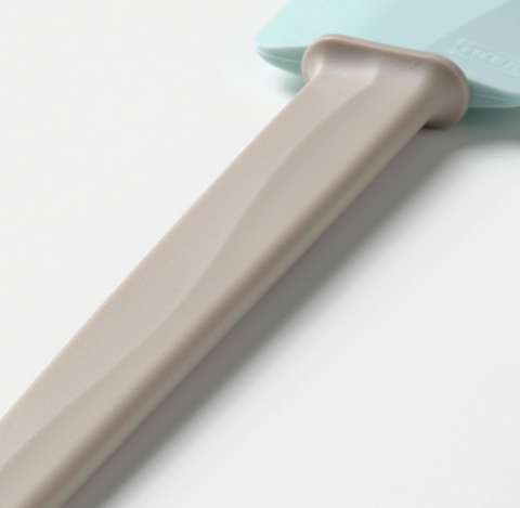 IKEA BAKGLAD Rubber spatula, High Heat-Resistant Spatula, Non-stick Rubber Spatula, Kitchen Accessories,  beige/blue26 cm