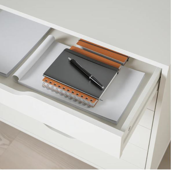 IKEA ALEX Drawer Unit on Castors, Drawer Storage For Home, Office, Easily Storage Drawer - White 67x66 cm