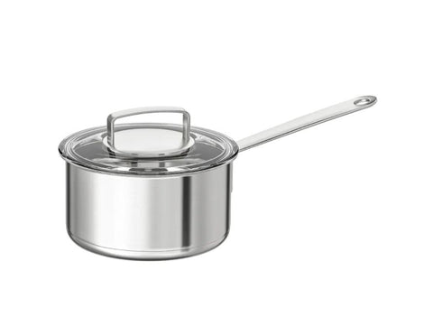 IKEA 365+ Saucepan With Lid, Stainless Steel - Glass 2L
