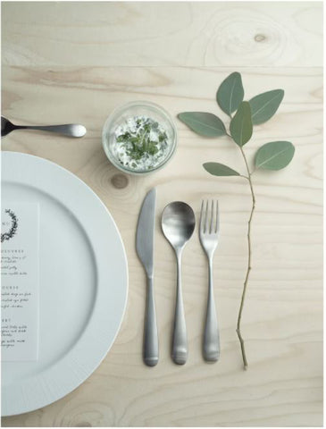 IKEA BEHAGFULL 24-Piece Cutlery Set, Stainless Steel