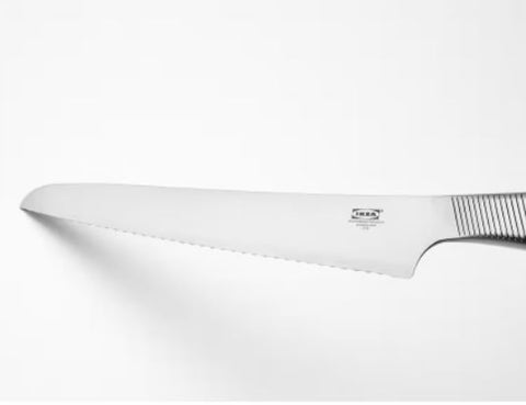 IKEA 365+ Bread Knife, Bread Cutting, Cake & Cheese Knife, Stainless Steel, 23 cm