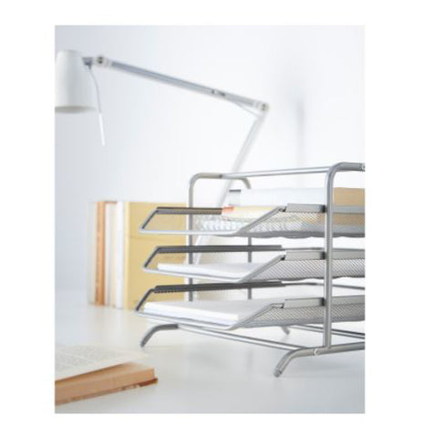 IKEA DOKUMENT Letter Tray Silver Colour