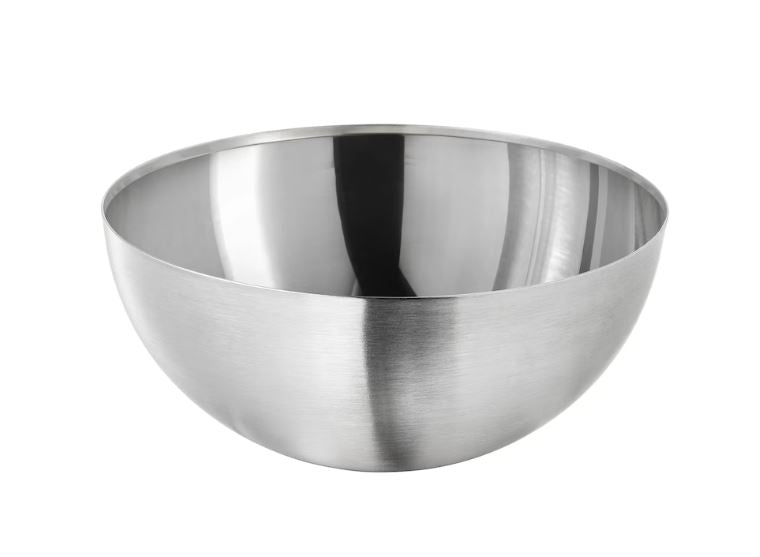 IKEA BLANDA BLANK Serving Bowl, Stainless Steel, 20 cm