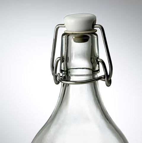 IKEA KORKEN Bottle with Stopper, Clear Glass, 0.5 L