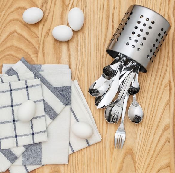 IKEA FORNUFT 24-Piece Cutlery Set, Stainless Steel