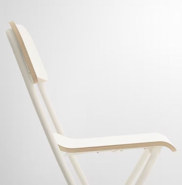 IKEA FRANKLIN Bar Stool with Backrest, Foldable, , 63 cm