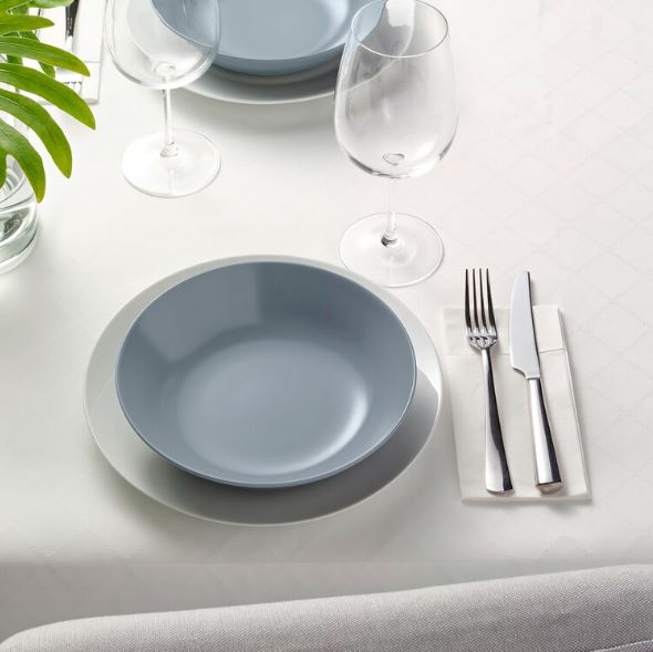 IKEA FULLKOMLIG Tablecloth, 145×240 cm- White
