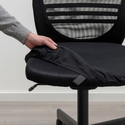 IKEA FLINTAN Office chair with FLINTAN Armrests, Black