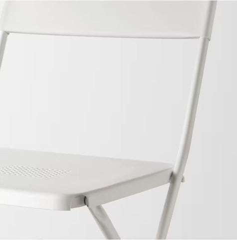 IKEA FEJAN Chair, Outdoor, Foldable White