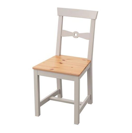 IKEA GAMLEBY Chair, Light Antique Stain-Grey