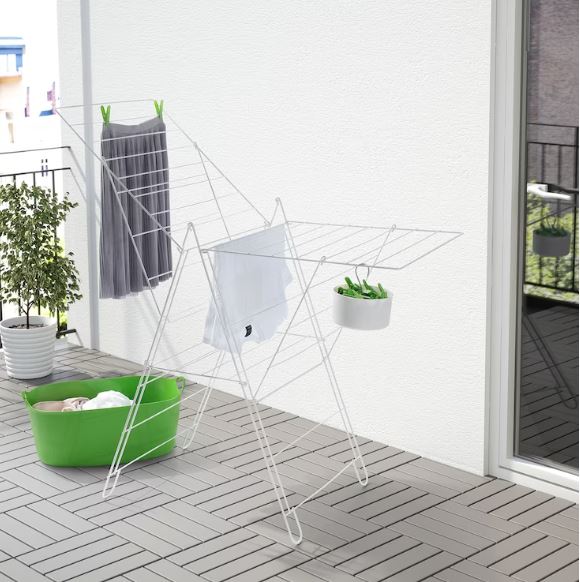 IKEA FROST Drying Rack, In-Outdoor, White