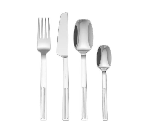 IKEA JUSTERA 24-piece Cutlery Set, Ergonomic Design Size and Weight, Durable Tableware Service, Dishwasher Safe Stainless Steel