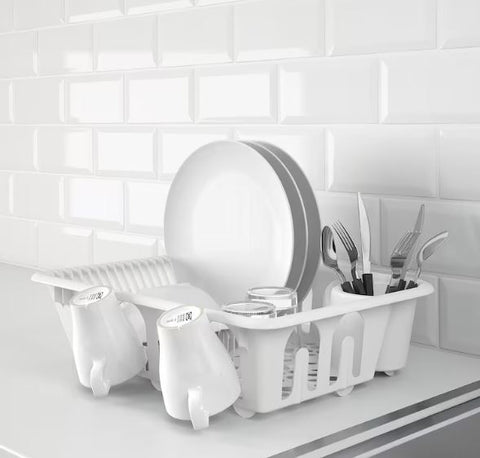 IKEA FLUNDRA Dish Drainer, White