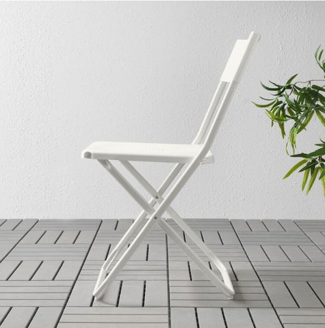 IKEA FEJAN Chair, Outdoor, Foldable White
