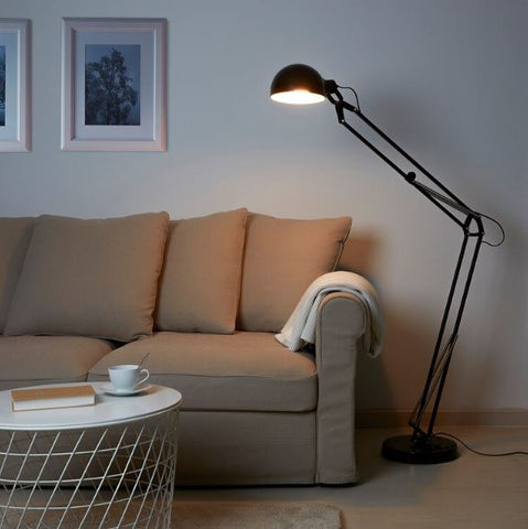 IKEA FORSA Floor Lamp, Black