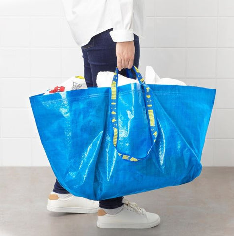 IKEA FRAKTA Carrier Bag, Large, Blue, 71 L FREE SHIPPING