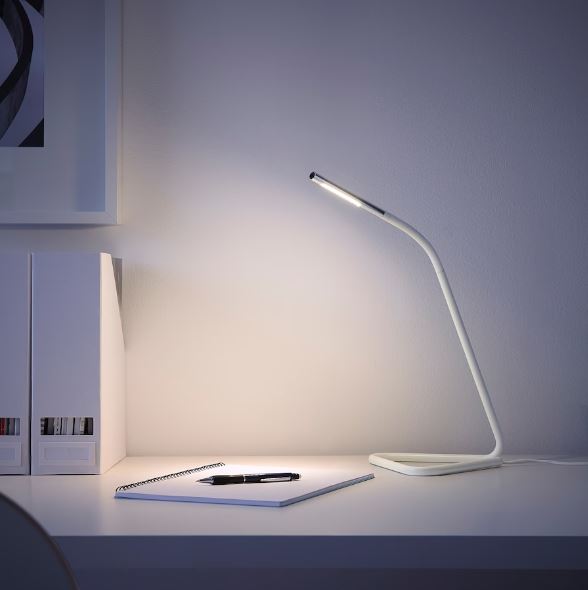 IKEA HARTE LED Work Lamp, White