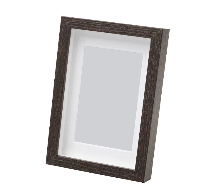 IKEA HOVSTA Frame, Picture Frame, Dark Brown, 10×15 cm