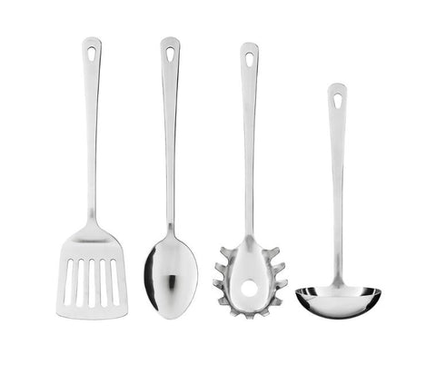 IKEA GRUNKA 4-piece Kitchen Utensil Set, Stainless Steel