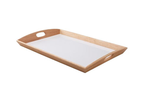 IKEA KLACK Tray, Rubberwood 38×58 cm