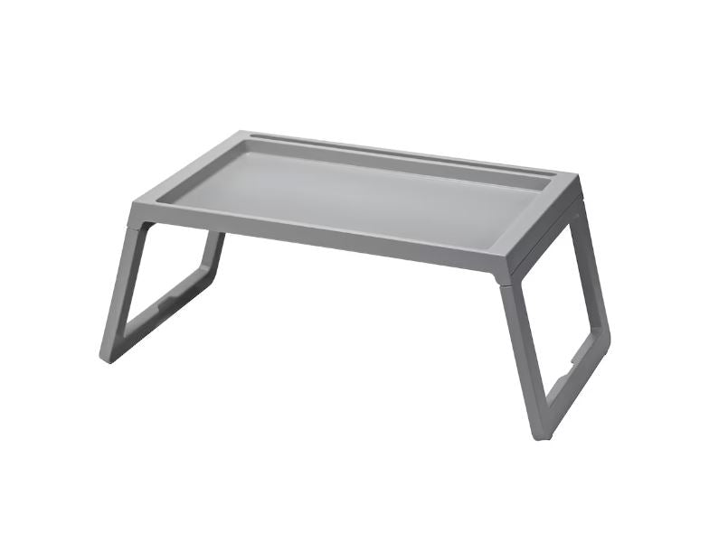 IKEA KLIPSK Bed Tray, Serving Tray, Foldable Tray, Grey FREE SHIPPING